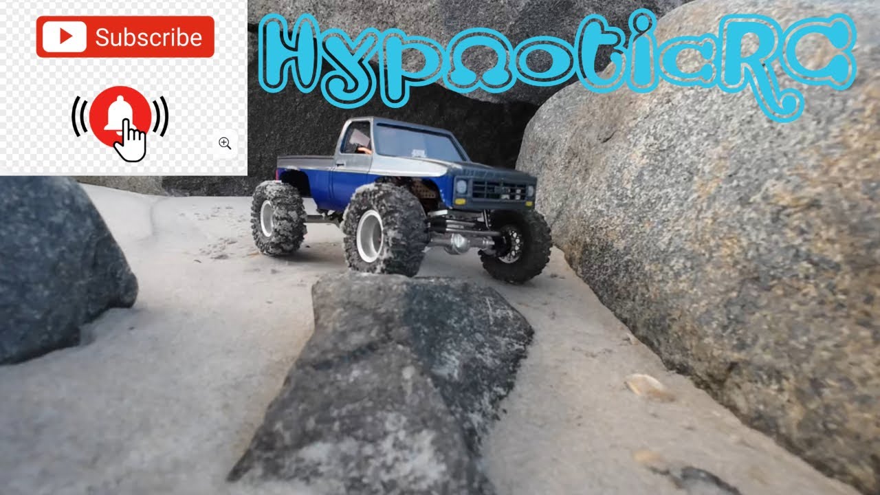 I took my SCX24 to the beach!! 