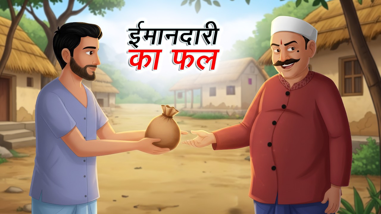 ईमानदारी का फल | Imaandari Ka Phal | Hindi Kahaniya | Animated Stories