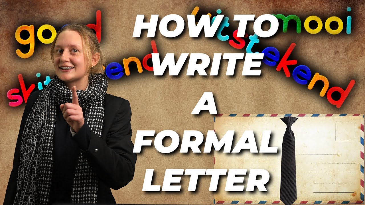 How to write a FORMAL Letter in AFRIKAANS