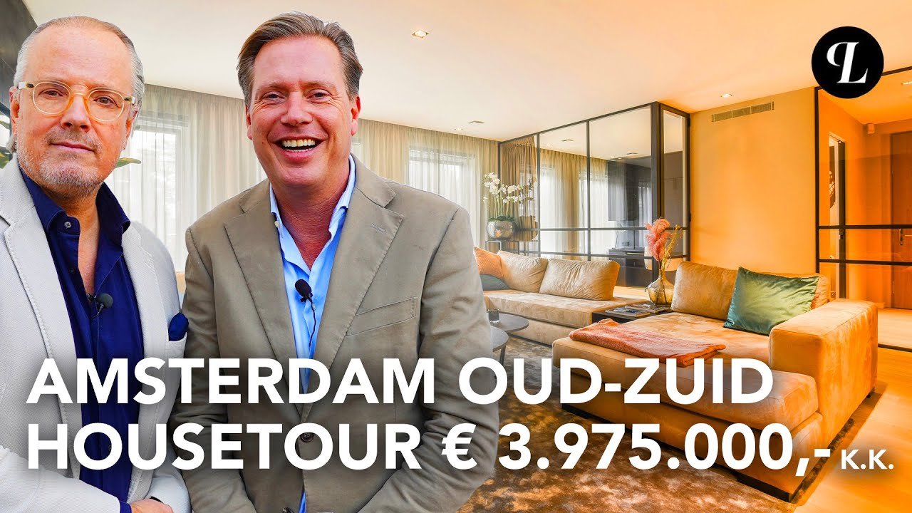 HOUSETOUR €3.975.000,-AMSTERDAM OUD-ZUID PER ROLLS-ROYCE CABRIO