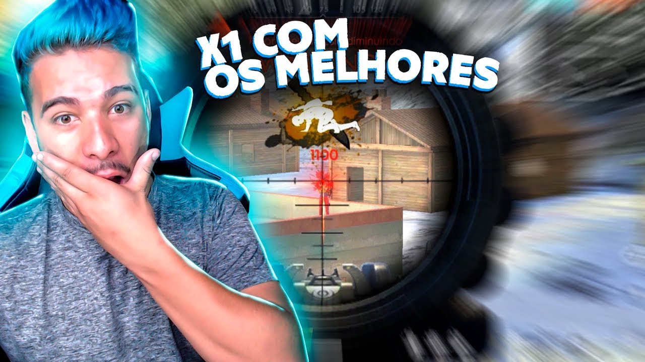 X1 CONTRA OS MELHORES JOGADORES DO SERVIDOR DE FREE FIRE