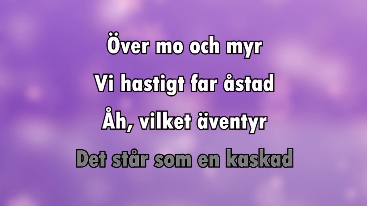 Bjällerklang (karaoke - lyrics)