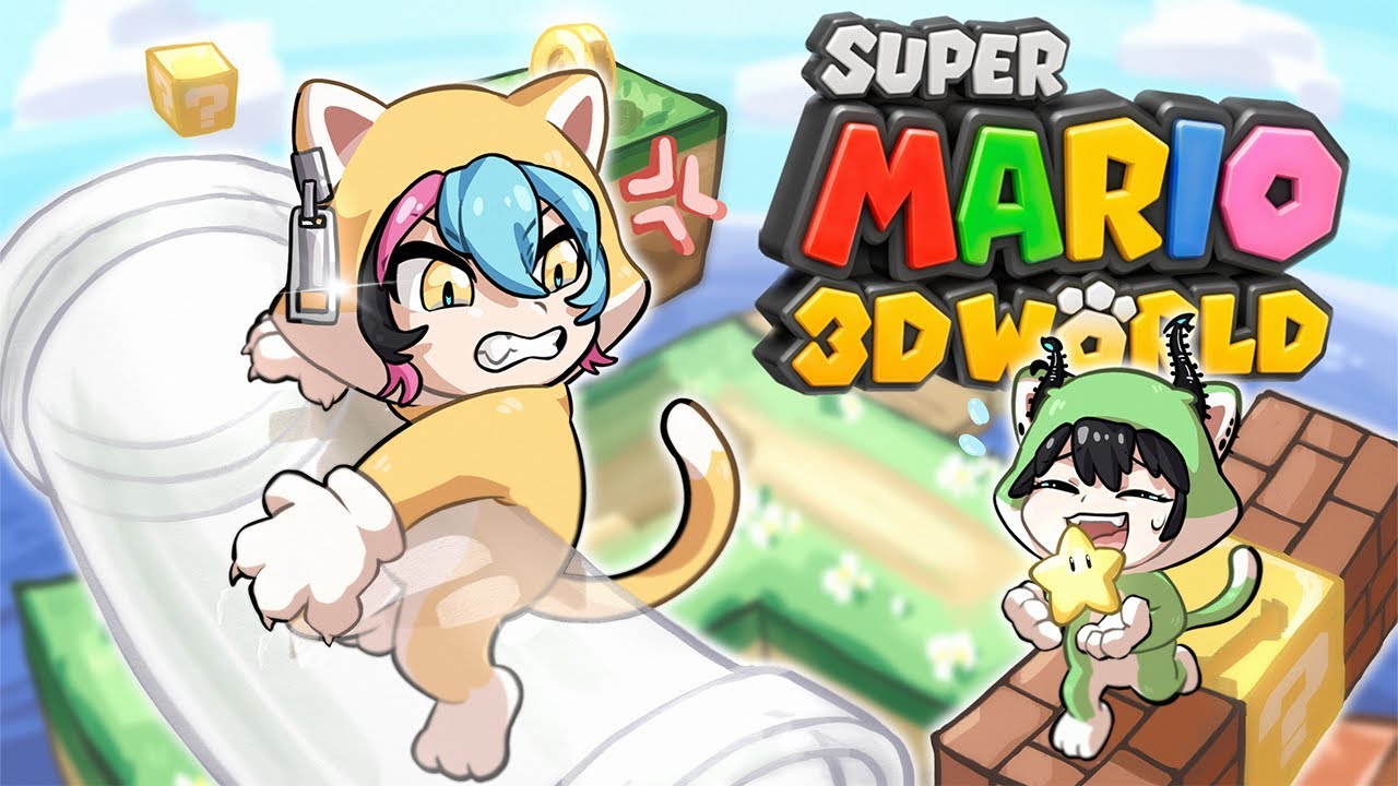 【Super Mario 3D World】 Incompetent gamer & platformer Alien 【NIJISANJI EN | Kyo Kaneko】