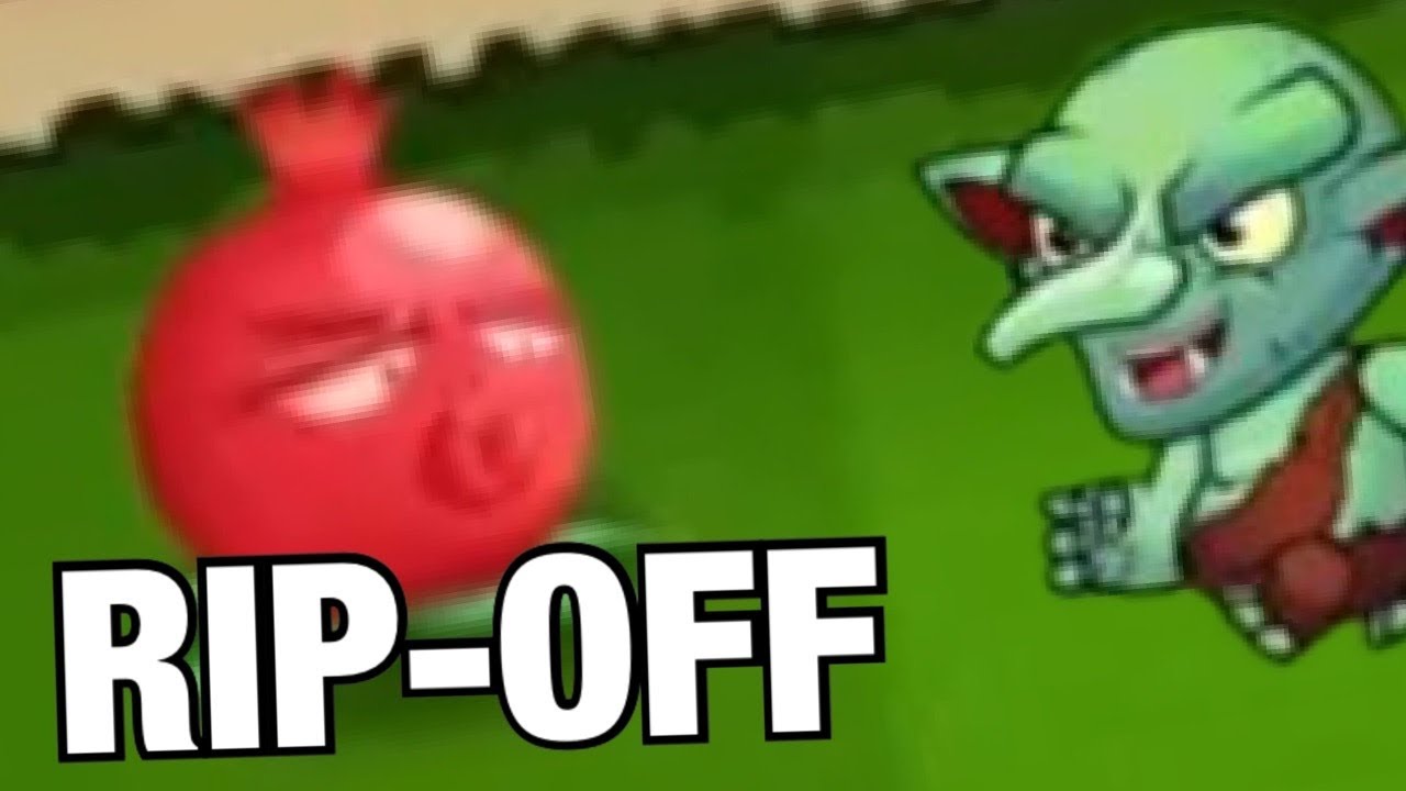 ЕЩЕ БОЛЬШЕ ПОДДЕЛОК «Plants vs. Zombies»