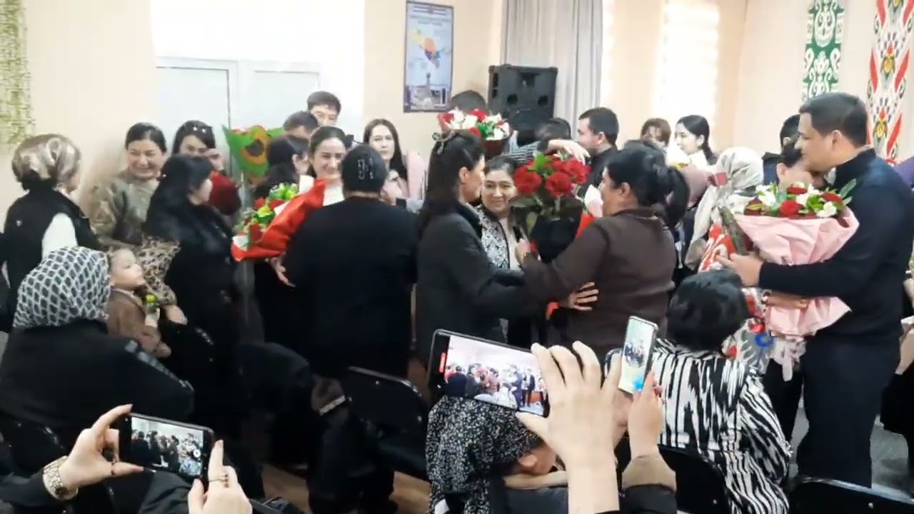 Shovot tuman 1-umumtaʼlim maktab ustozlarining farzandlari 8-mart xalqaro ayollar bayramida tashrifi