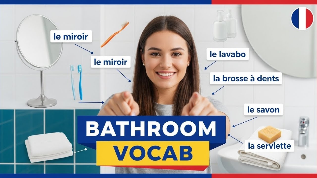 Learn French Basics: House Rooms & Bathroom Words