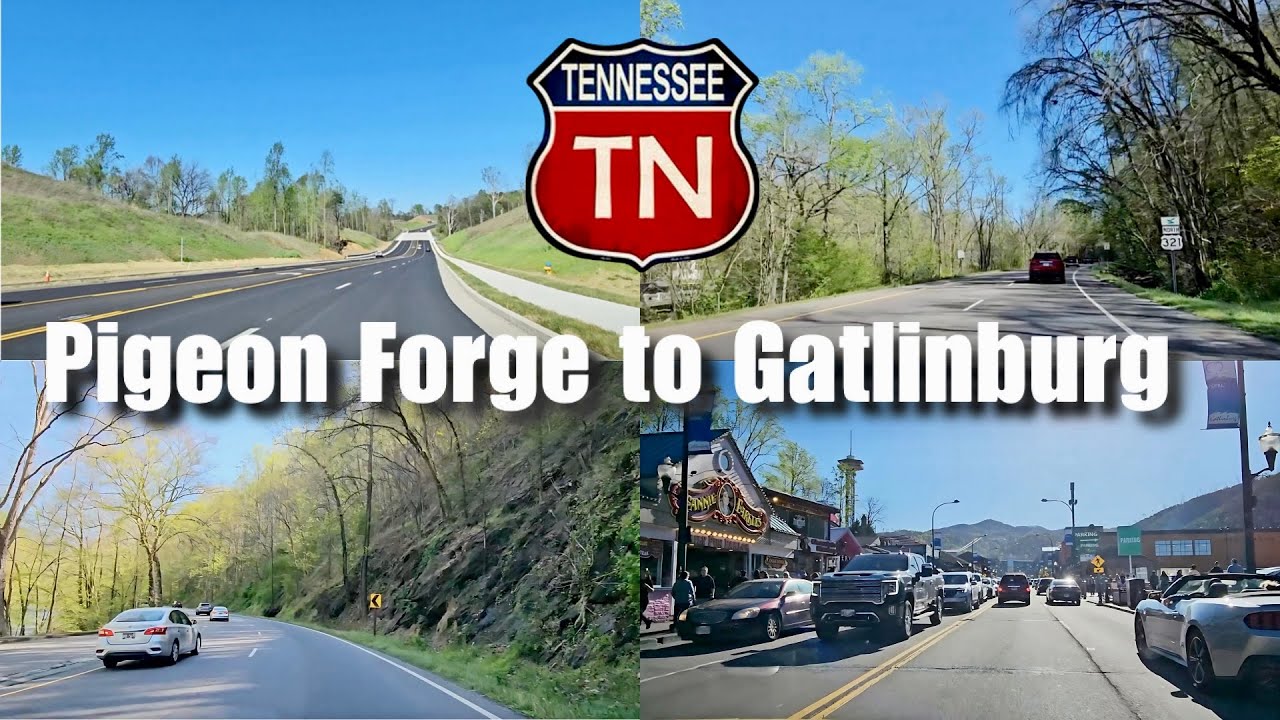 Pigeon Forge new bypass drive to Gatlinburg Smoky Mountains