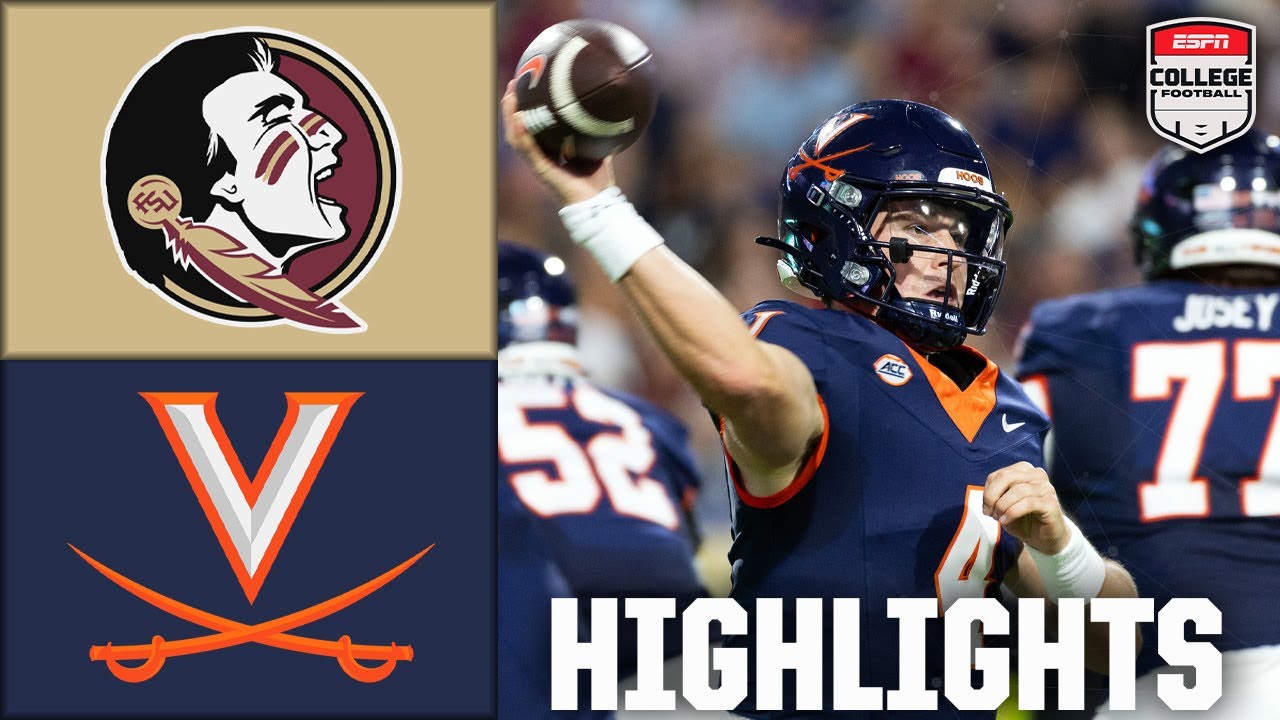 Florida State Seminoles против Virginia Cavaliers | Полные обзоры матча | ESPN College Football