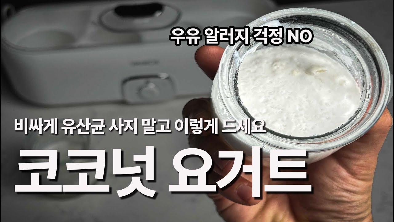 매일 먹어보니 효과가 놀랍습니다! 코코넛밀크 요거트 레시피 공개 | 추천 유산균, 케피어, 다이어트 간식, 또띠아칩 [EN/KR]