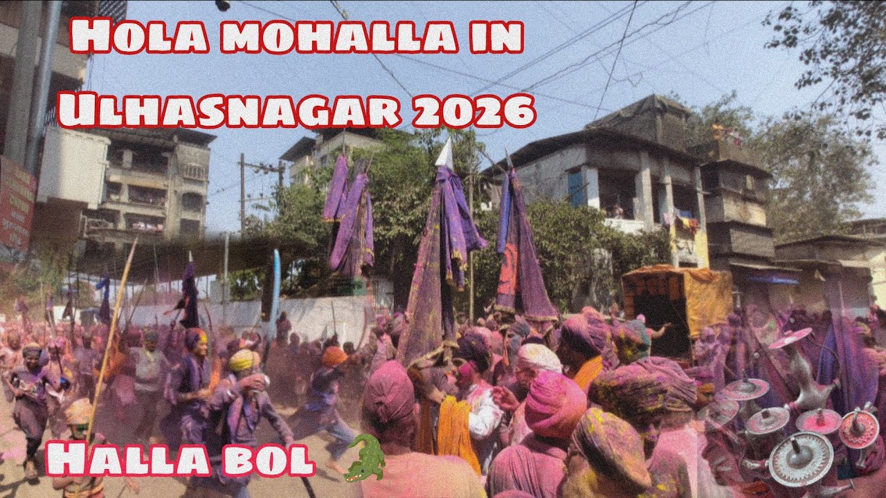 Hola mohalla in Ulhasnagar 2026( Halla bol ) #wmk #holamohalla #hazursahib 