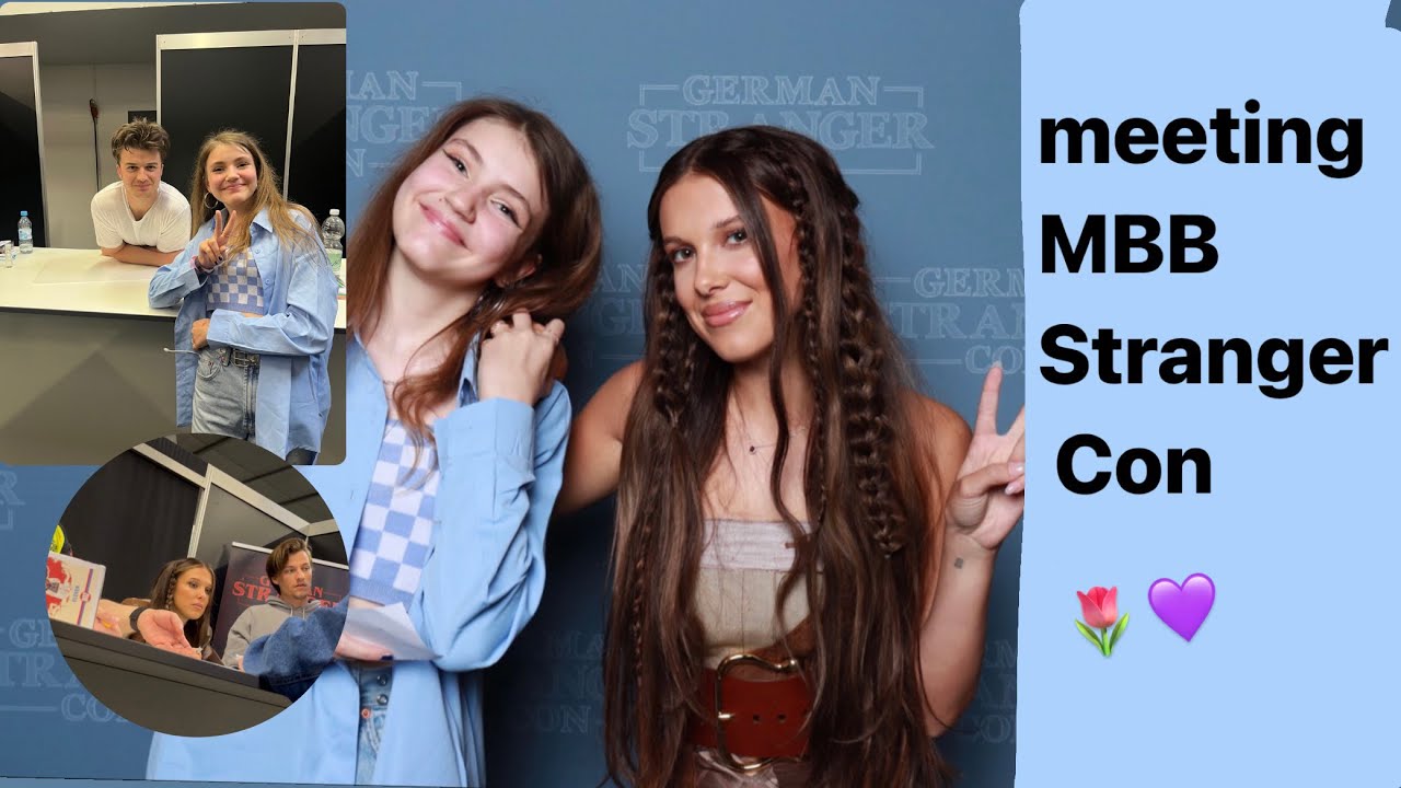 STRANGER CON , MEETING MILLIE BOBBY BROWN ,JOE KEERY #strangercon #sfmle#milliebobbybrown #joekeery