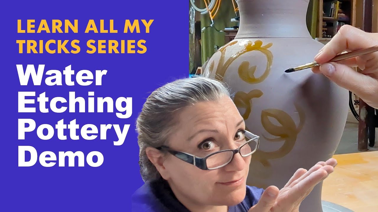 Master Water Etching on Pottery: Easy Technique for Stunning Texture!