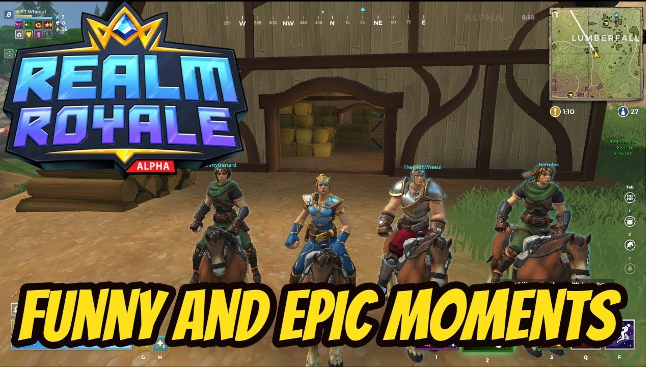 Realm Royale funny moments compilation | Singing tutorial?