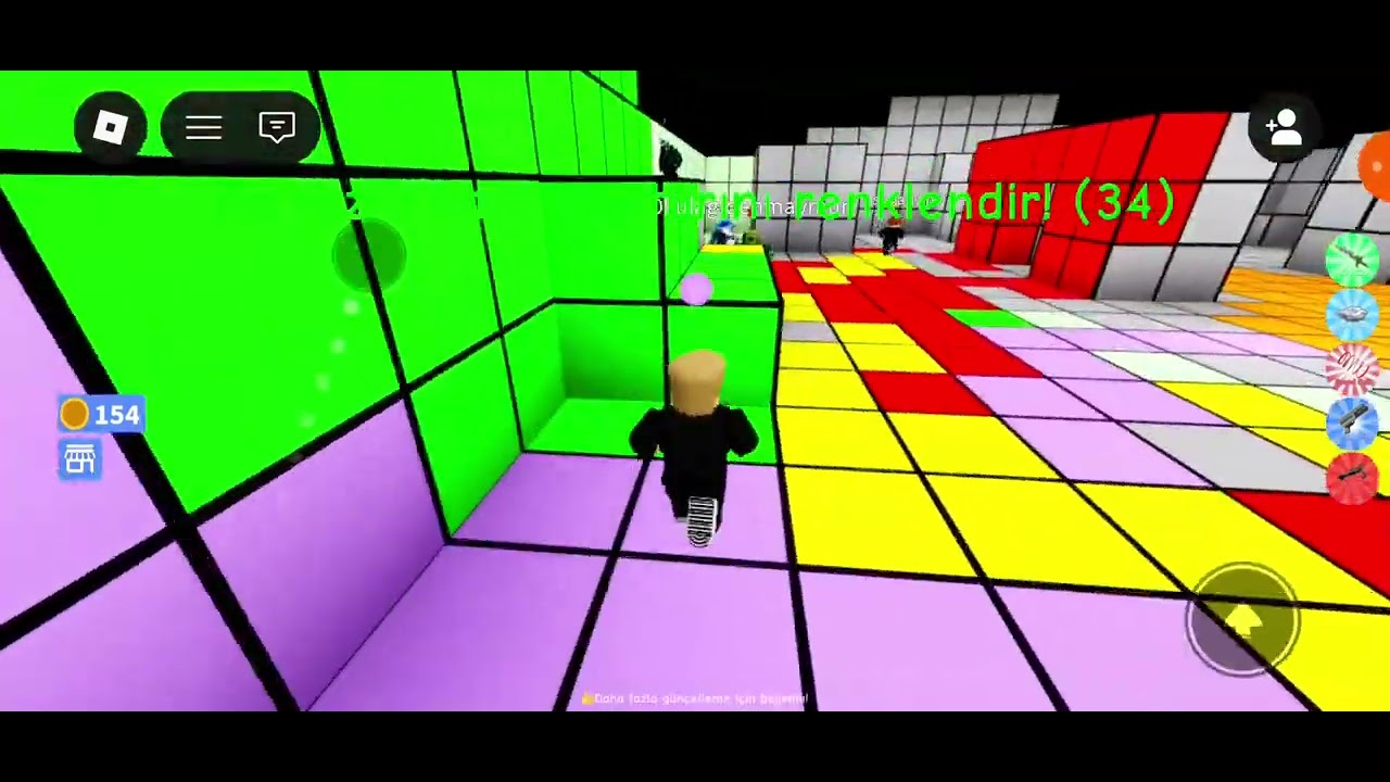 Robloxda #okulagidenmaymun ile butona basma oynadik