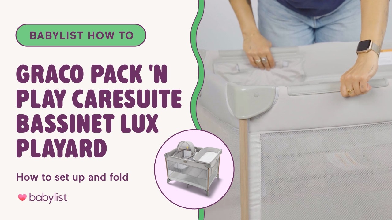 Руководство по сборке манежа-кровати Graco Pack 'n Play CareSuite Bassinet Lux