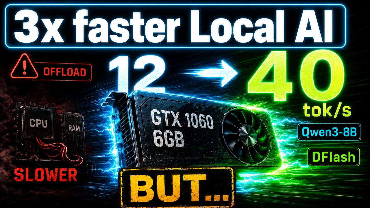 DFlash на GTX 1060: могут ли плотные нейросети обмануть видеопамять как MoE?