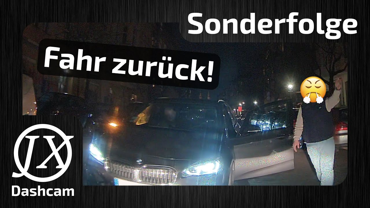 Unfall, weil Mercedes nicht mitdenkt... Sonderfolge Warteduelle in der Engstelle Dashcam Compilation