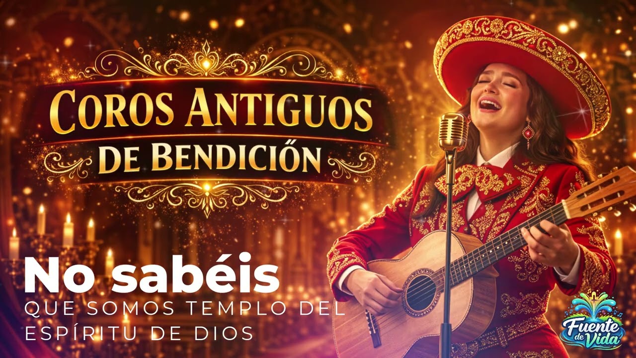 No sabéis, que somos templo del Espíritu de Dios.  Coros de Bendicion. Cumbia Cristiana Mariachi.