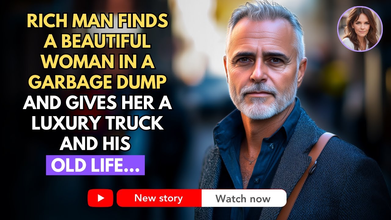 RICH MAN FINDS A BEAUTIFUL WOMAN IN A GARBAGE DUMP AND GIVES HER A LUXURY TRUCK AND HIS OLD LIFE