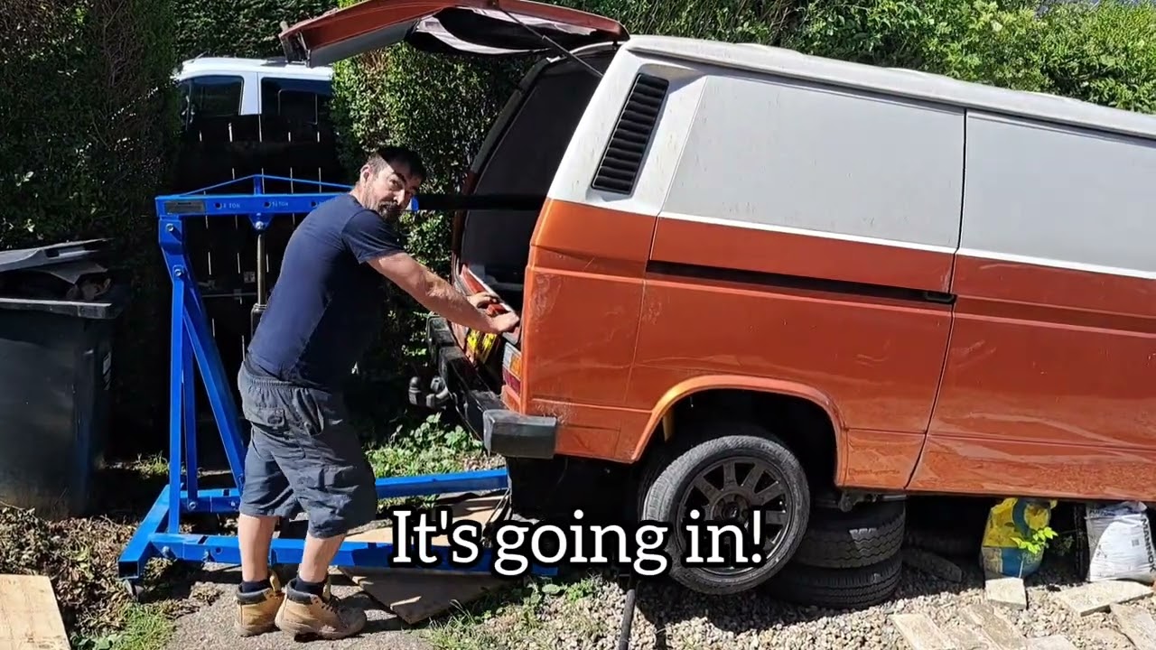 VW t25 t3 golf gti 8 valve agg engine change conversion.