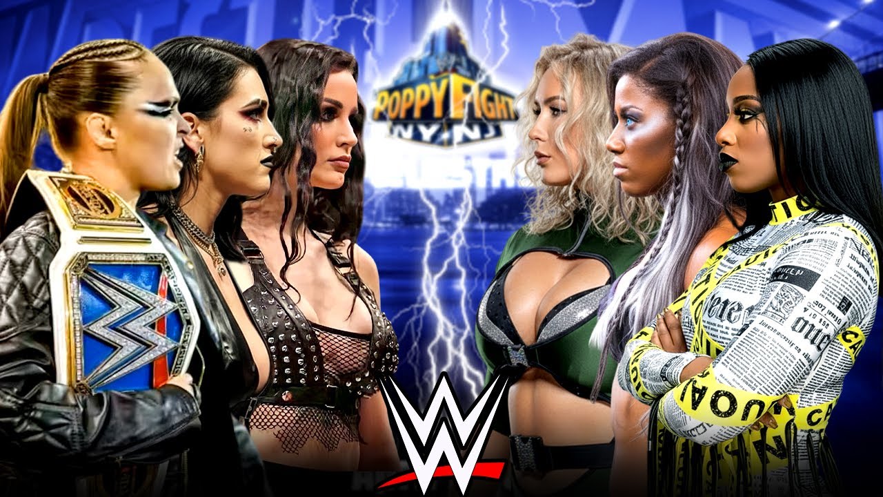 Полный матч Ронда Роузи, Риа Рипли и Пейдж против Наоми Афины и Никкиты в WWE 2K25, 05.01.2026.
