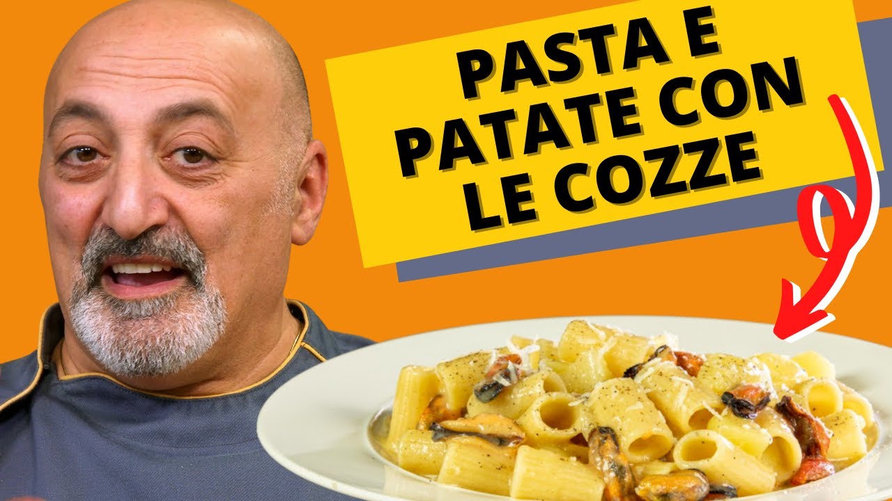 Pasta e patate con le cozze - un gustoso piatto napoletano potenziato!