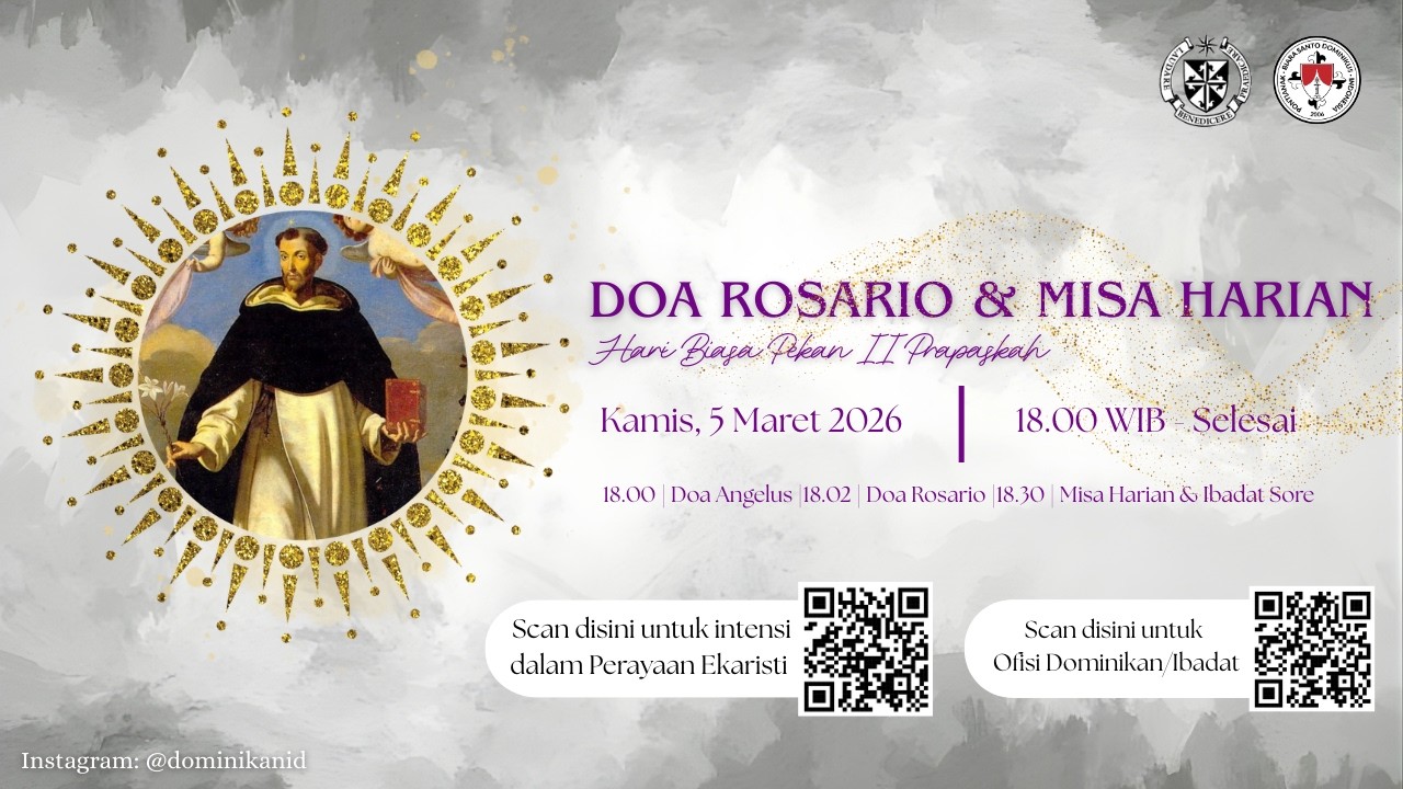 Kamis, 5 Maret 2026 | Doa Rosario & Misa Harian | Hari Pekan II Prapaskah