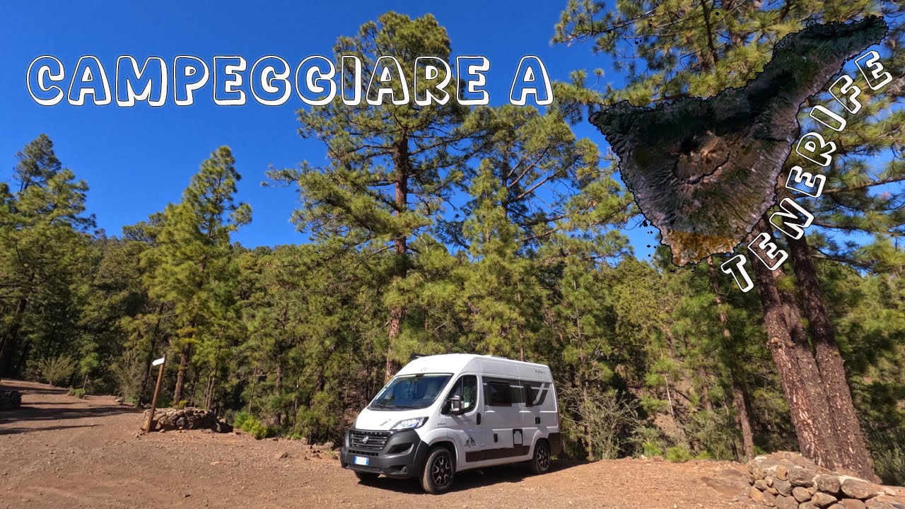 Come CAMPEGGIARE a TENERIFE - Tour AREA SOSTA CAMPER gratuita
