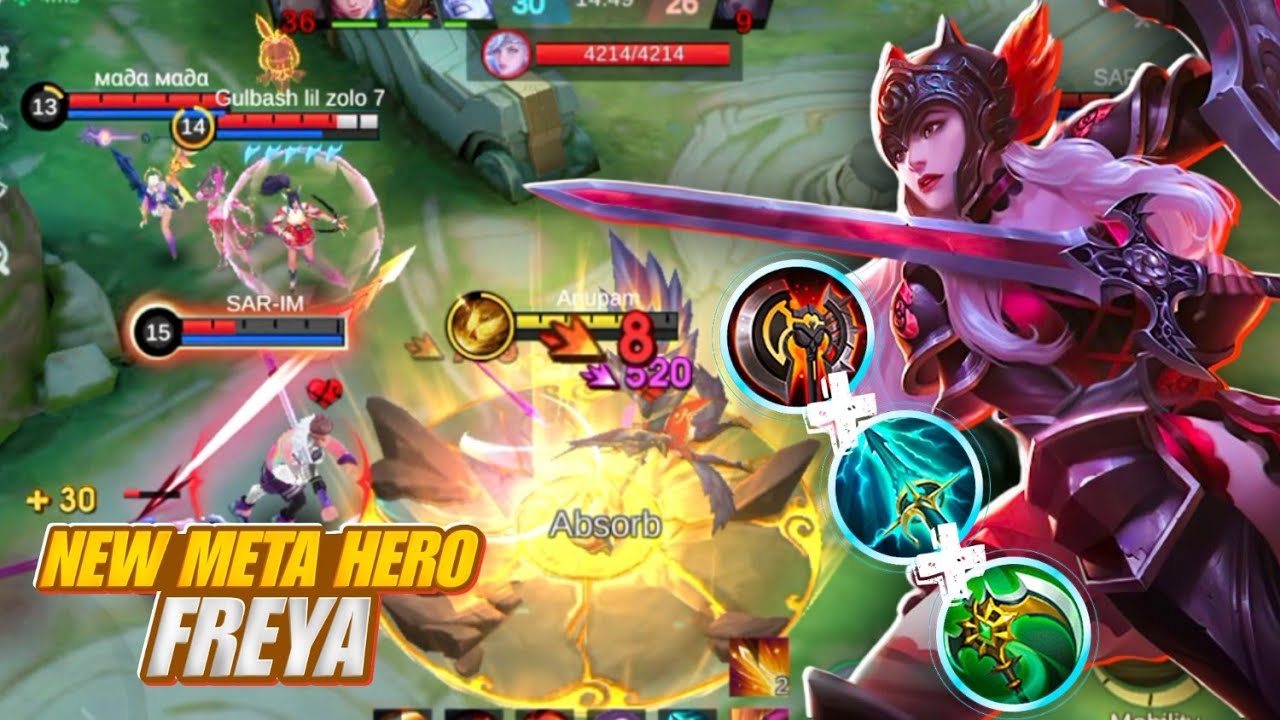 Why Freya Is So Strong 😳 | Freya Full Damage 💀| MLBB