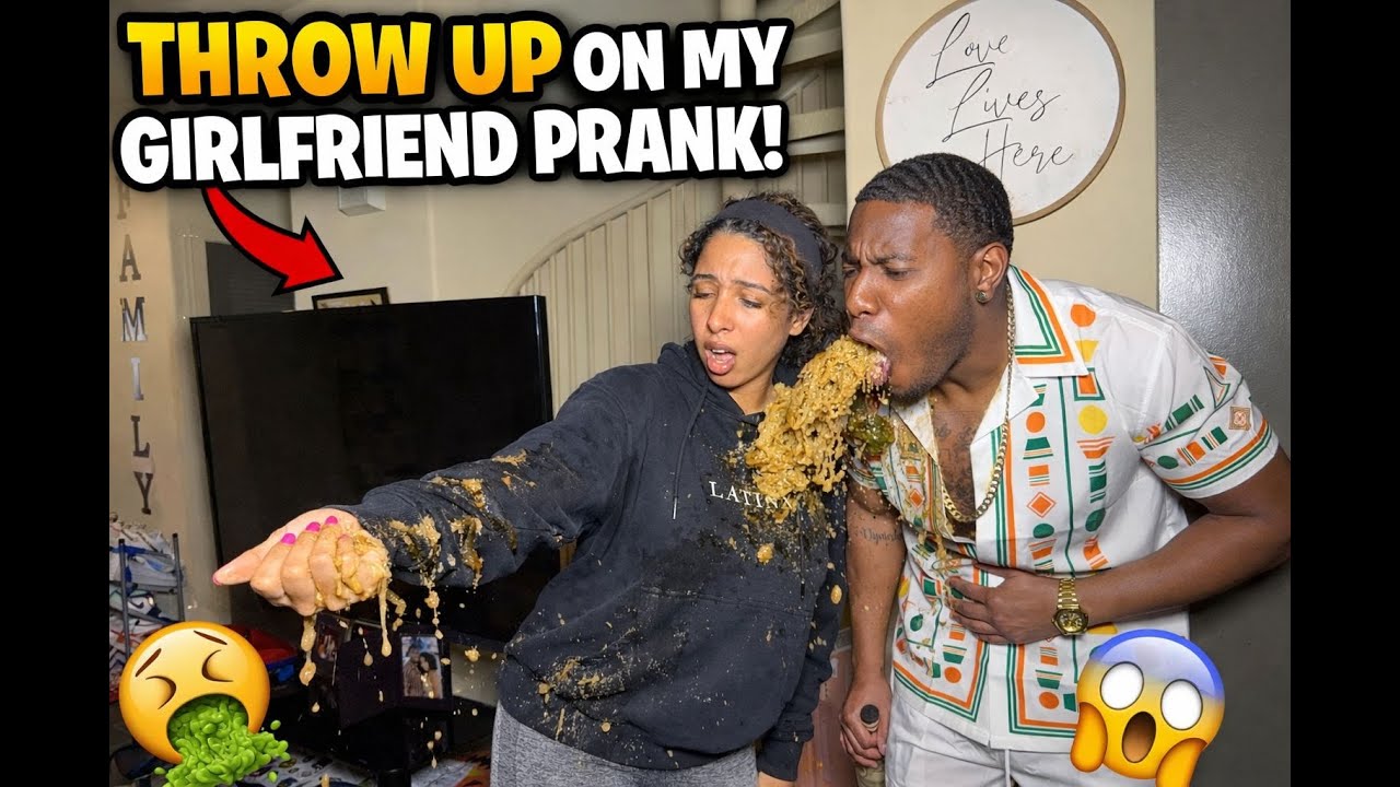 Acting DRUNK PRANK GONE WRONG… I Threw Up on My Girlfriend