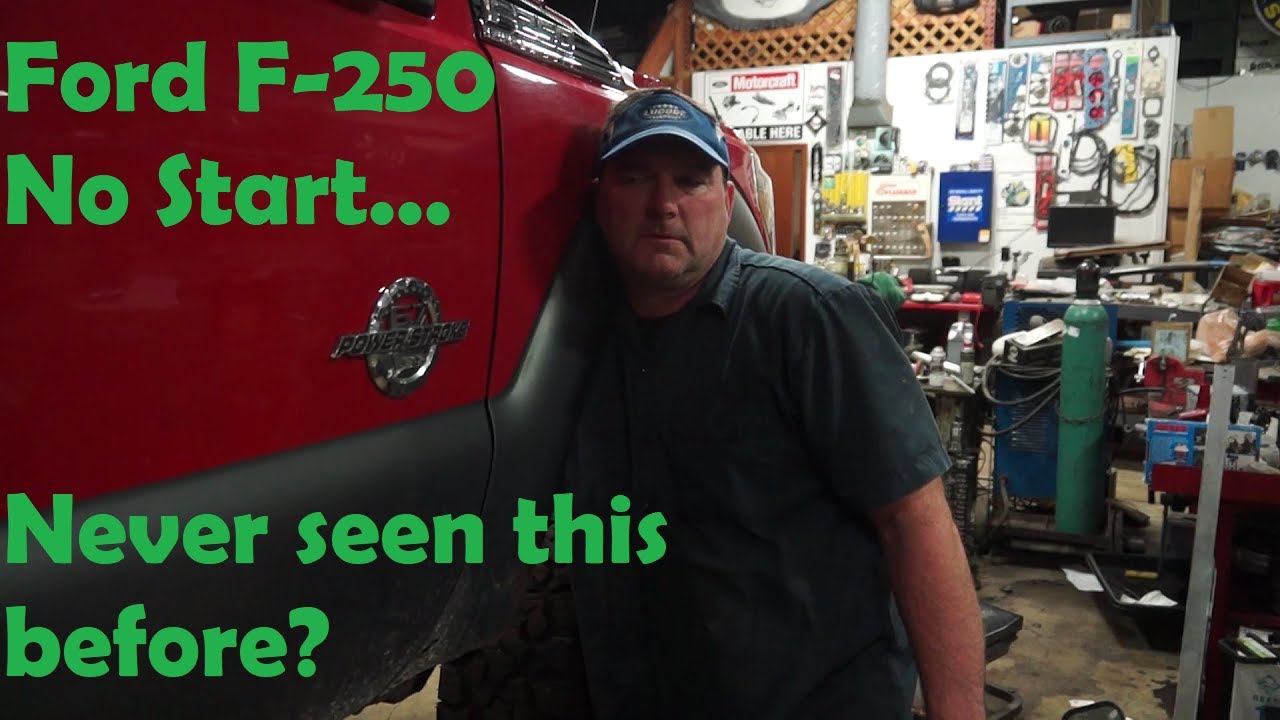 Ford 6.7 Turbo Diesel No Start condition we've NEVER seen before. First time for everything!