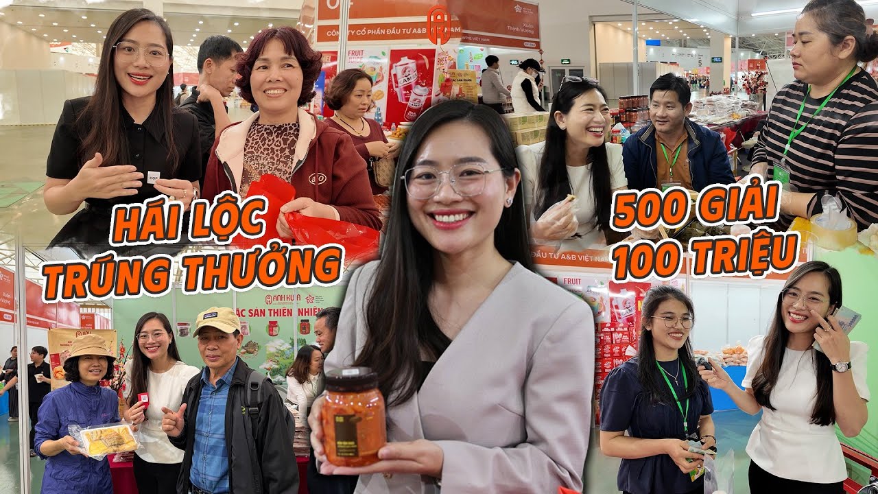 Rộn ràng Trúng nhiều giải thưởng TÔM CUA CÁ CỌP tại Hội Chợ Mùa Xuân Hà Nội | ÁNH KUA