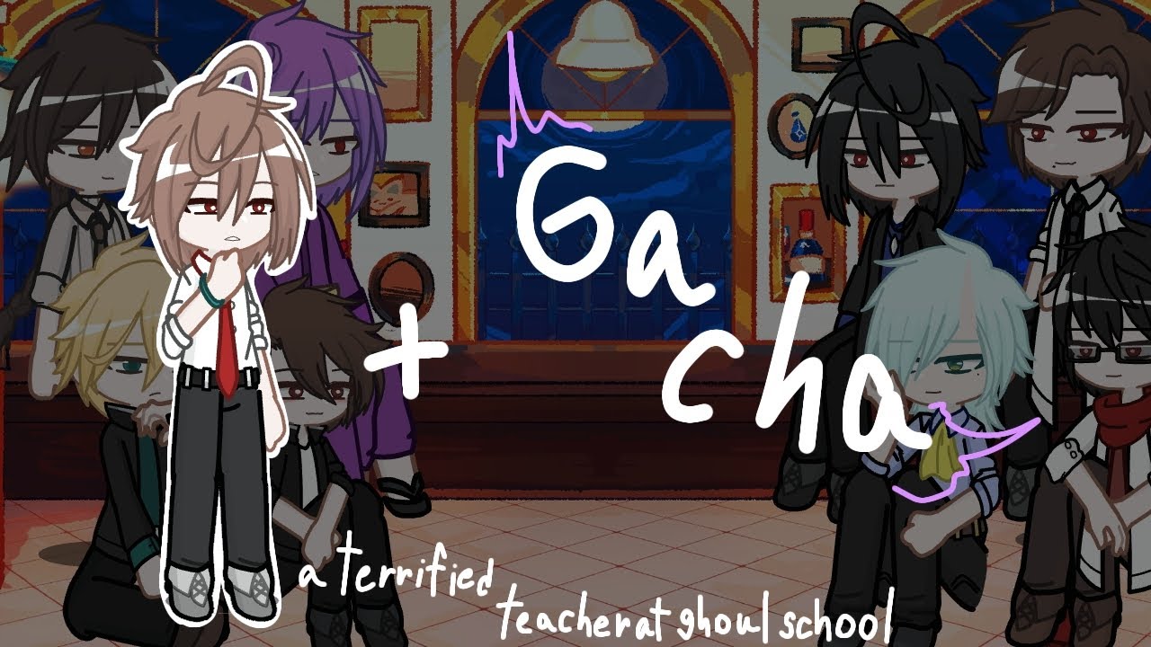 A terrified teacher at ghoul school reacts to Haruaki as random gacha || spoiler || 💦💭