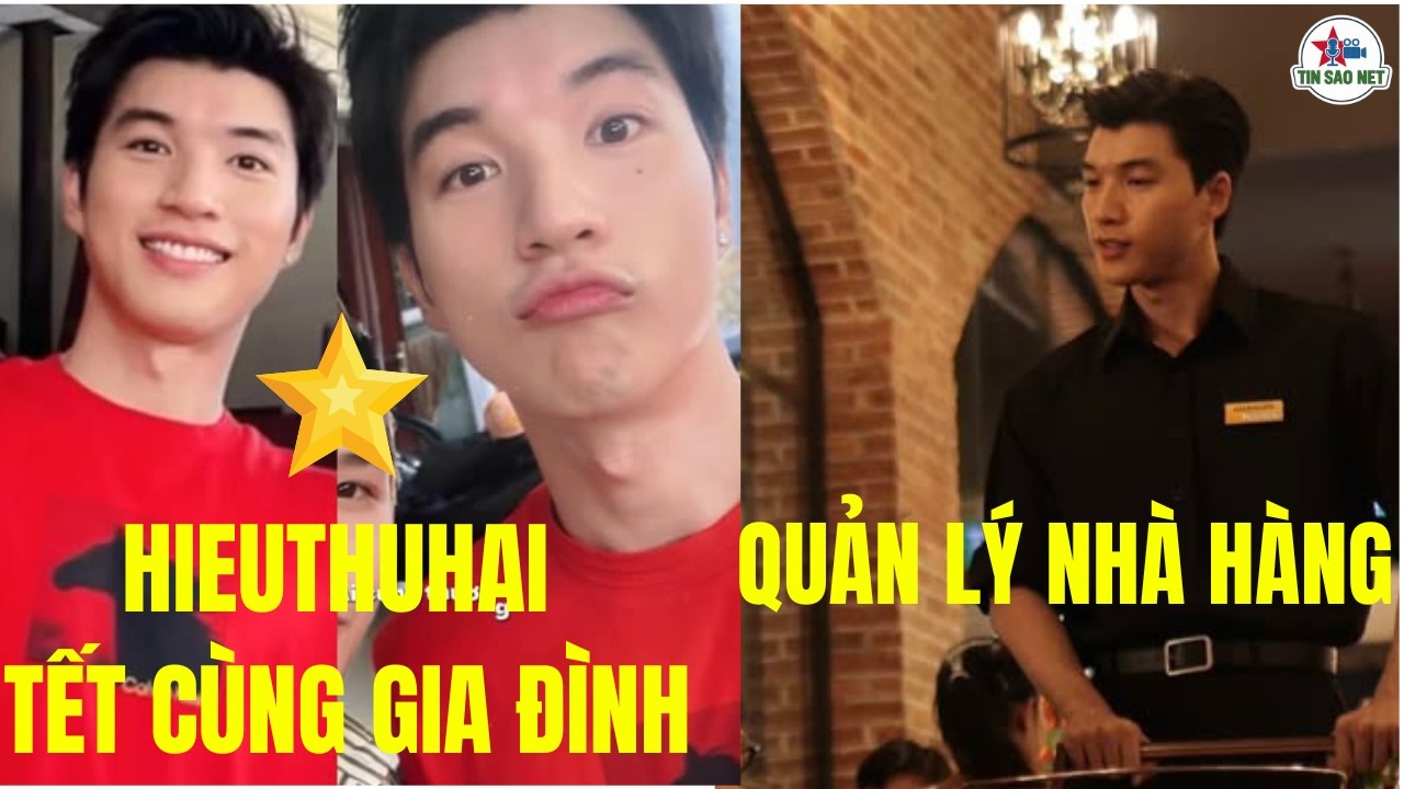 HIEUTHUHAI LÀM  QUẢN LÝ NHÀ HÀNG , TẾT CÙNG GIA ĐÌNH |  người nổi tiếng