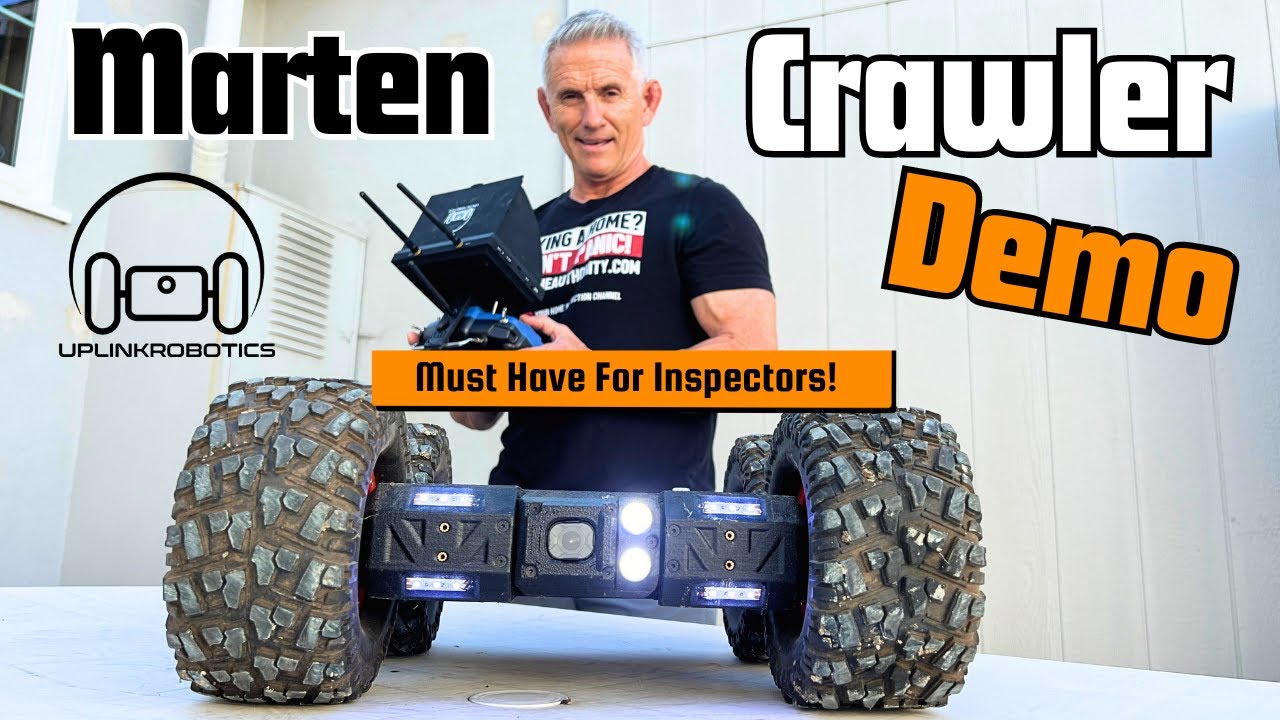Marten Inspection Crawler Demo | Crawlspace Inspection Robot