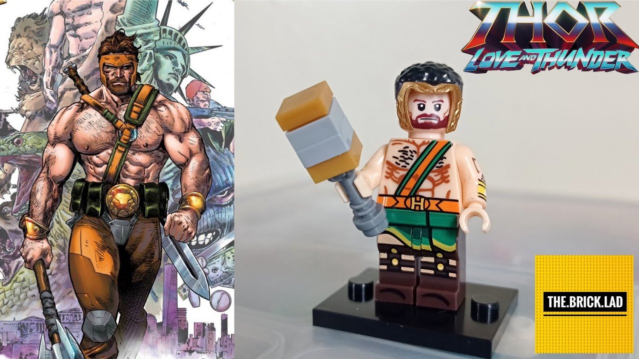 LEGO Hercules Lego Thor Love and Thunder XINH X740 custom figure #lego #thor #hercules #marvel #mcu