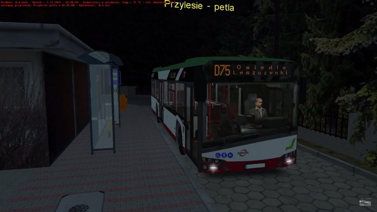 OMSI 2 #24 Fikcyjne Pomorze 3.0.0 w/ Solaris Urbino IV Linia N Przylesie Pętla - Osiedle Leszczynki