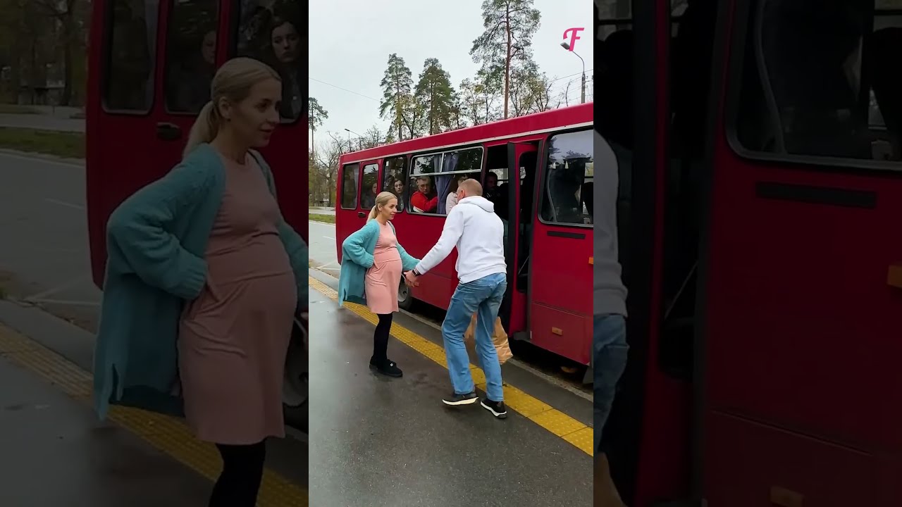 Heartwarming act: Bus driver's surprise for pregnant woman #shorts