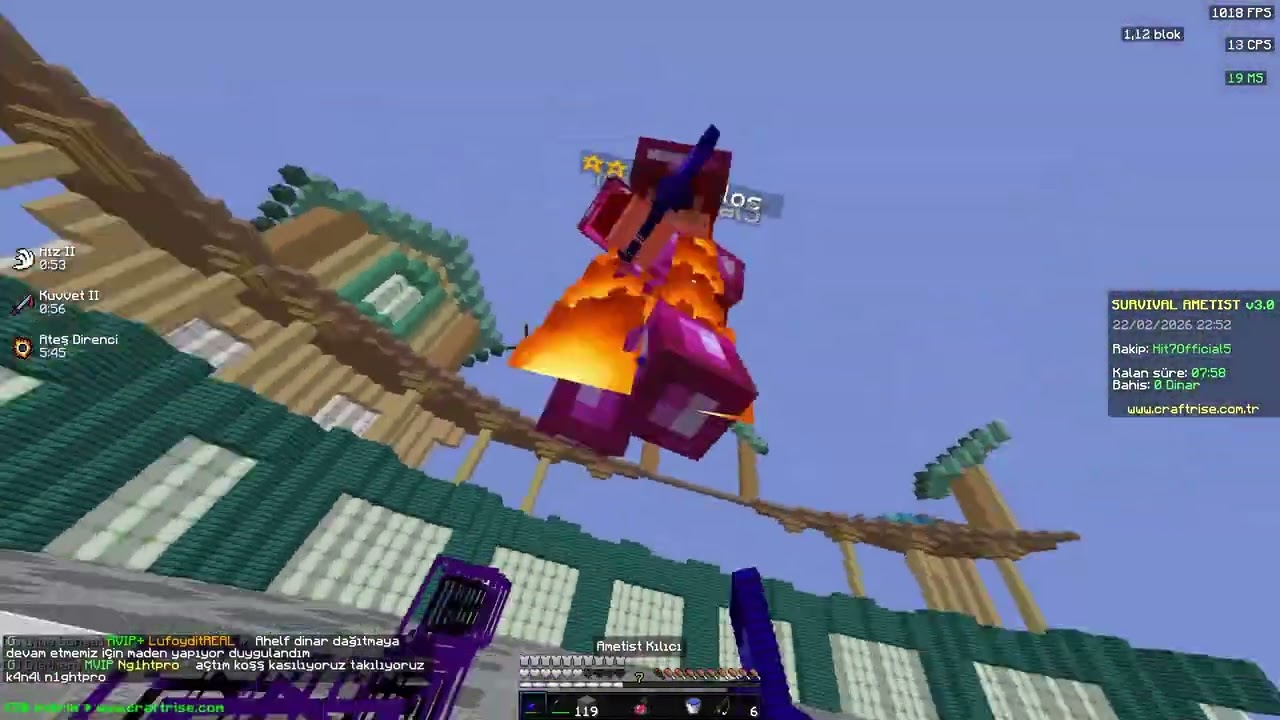 Survival Ametist 10x buz kesme  kral vs kral  kral kesme düeli bölme babayımmmmm