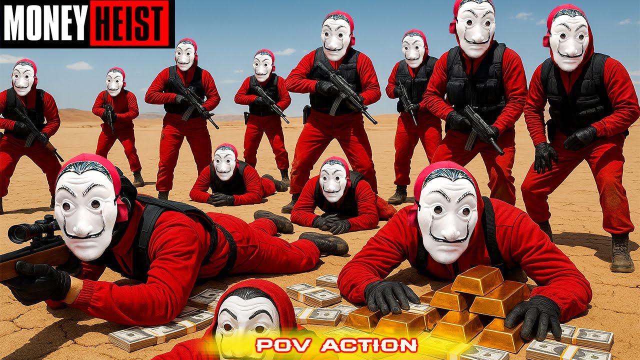 Паркур против ограбления! 2 | Плохие парни: выхода нет, полиция закрывает ловушку (BELLA CIAO REM...