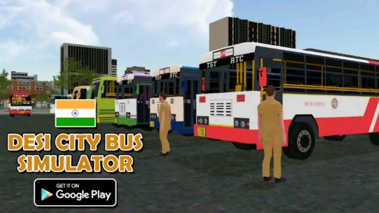 Desi City Bus Indian Simulator Gameplay