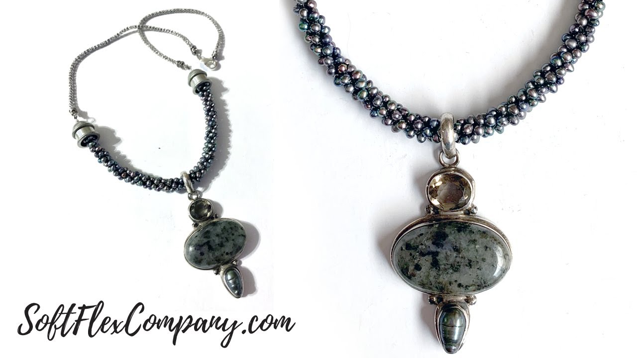 How to Make a Kumihimo Braid with Pearls and Soft Flex Wire: Free Spirit Beading with Kristen Fagan