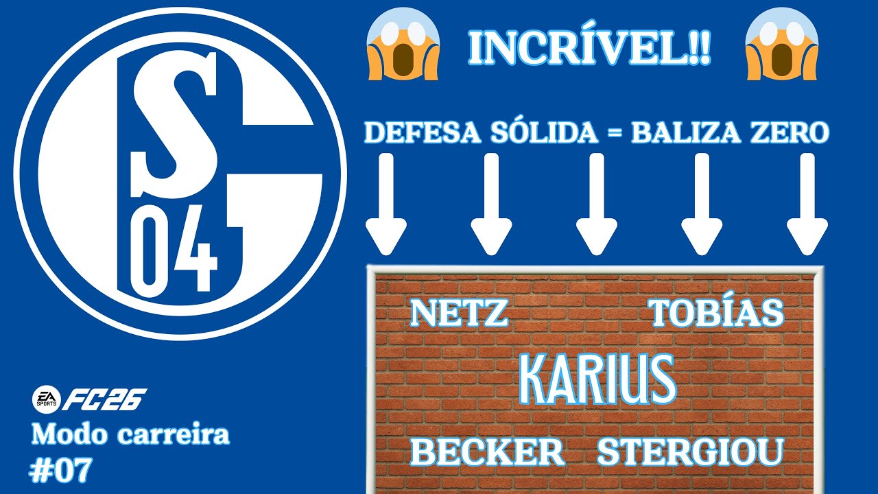 DEFESA SÓLIDA = BALIZA ZERO!! - EA FC 26 MODO CARREIRA