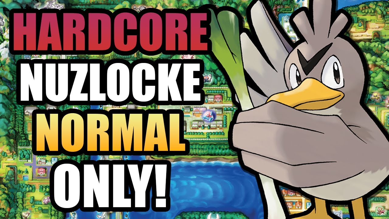 Pokémon FireRed Hardcore Nuzlocke - Normal Types Only! (No items, No overleveling)