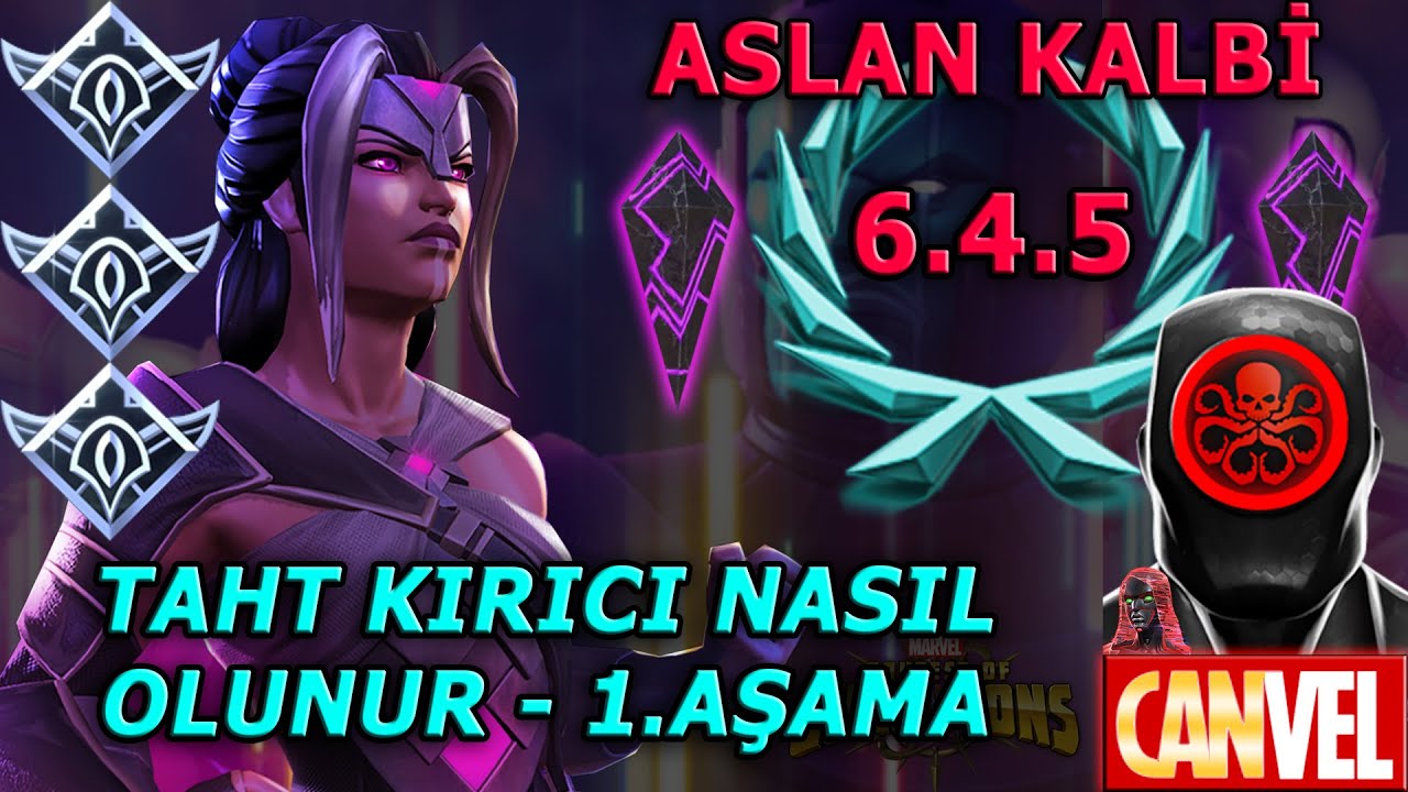 6.SAHNE 4.5 KOLAY YOL, HYDRA ADAPTOID ASLAN KALBİ YOLU | TAHT KIRICI OLMANIN 1.AŞAMASI SERİSİ - MCOC