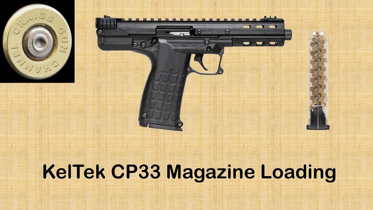 KelTec CP33 - Magazine loading overview