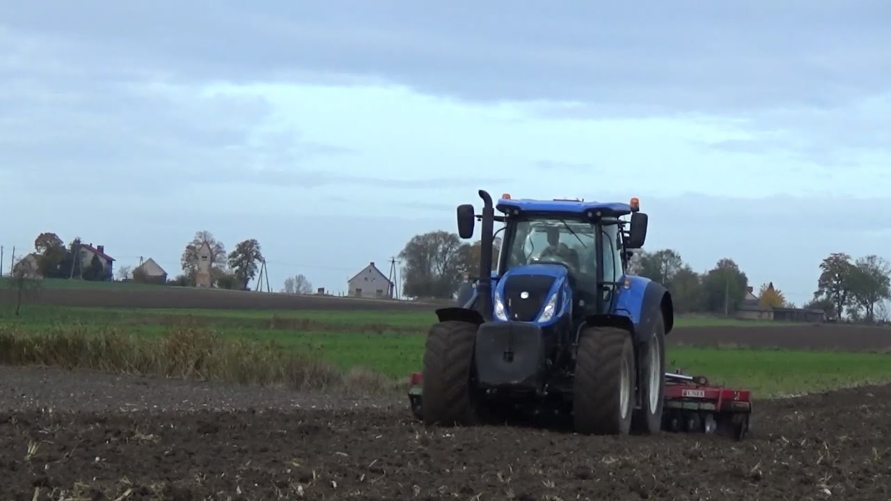 Talerzowanie i Siew Pszenicy - NewHolland T7.290, T7.270, TM.165 - W GR Załoga