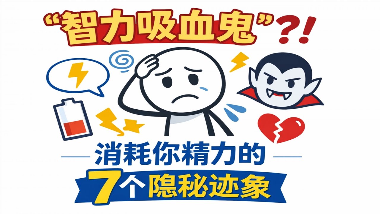 “智力吸血鬼”：他们在消耗你精力的7个隐秘迹象