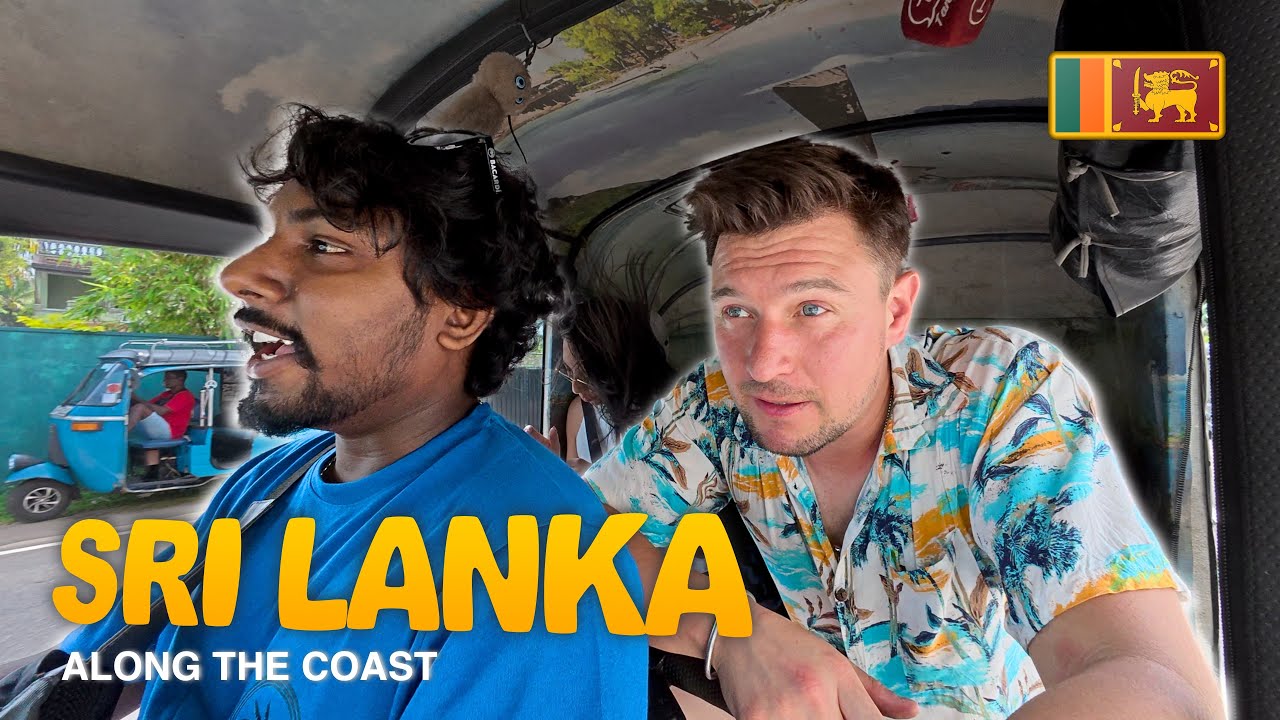 Водитель тук-тука провез нас вдоль побережья Шри-Ланки 🇱🇰