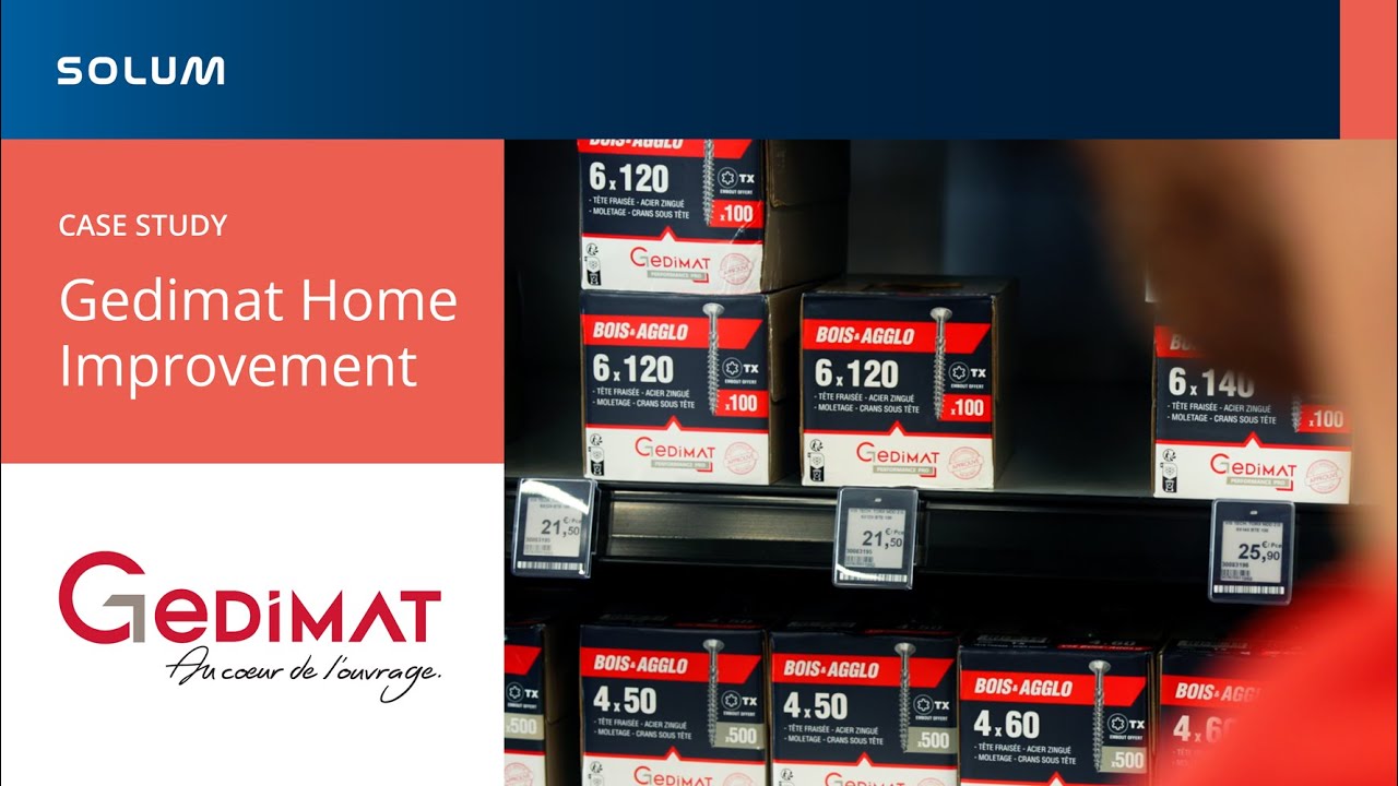 Case Study: GEDIMAT &ndash; How a French Home Improvement Store Transformed Operations with SOLUM